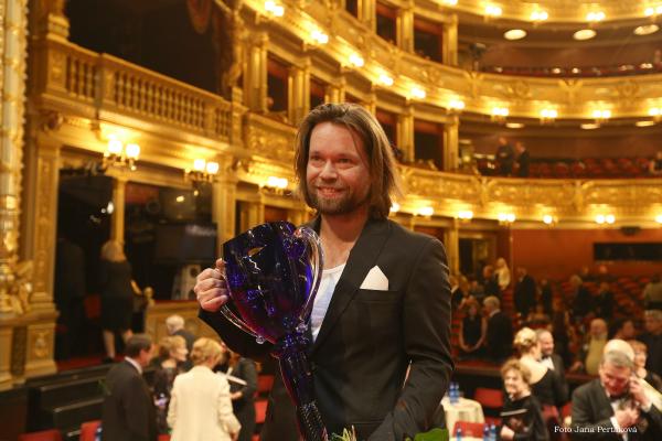 Richard Krajčo se soškou